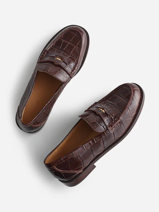 Madewell Shoes - NEW Grayson Penny Loafer in Chocolate Raisin